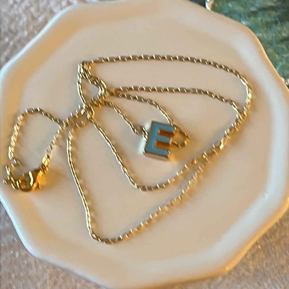 Letter E Necklace